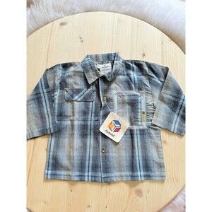 Alphabet button down shirt 9M